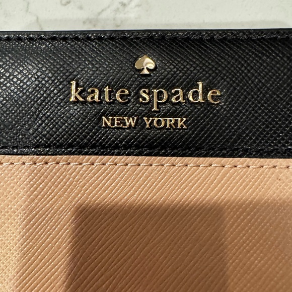 Kate Spade Black and Cream Women's wallet - Picture 1 of 8